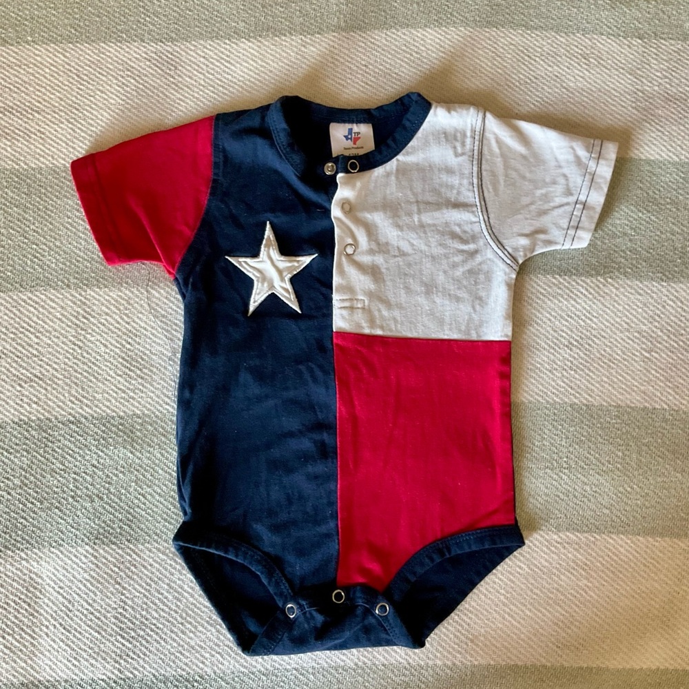 12 Month Texas Onesie